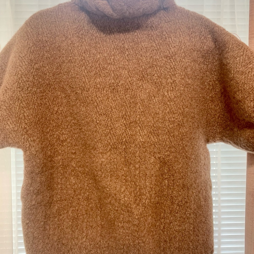 Wool Knit Chevron Pattern Top - image 2